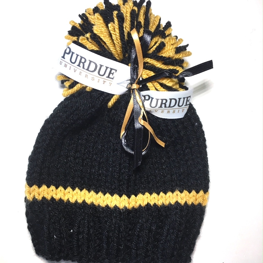 Purdue BOILERMAKERS Handmade Baby Hat *NEW*
